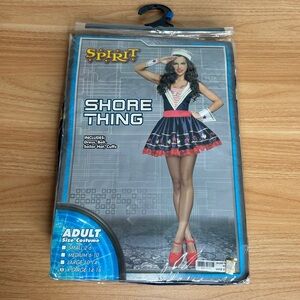 Sexy Sailor Costume Adult Women's XL Spirit Halloween Nautical Shore Thing NEW